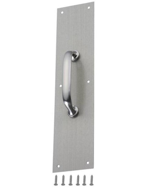 Prosource 32239TNB-PS Pull Plate, 3-1/2" x 15", Satin Nickel
