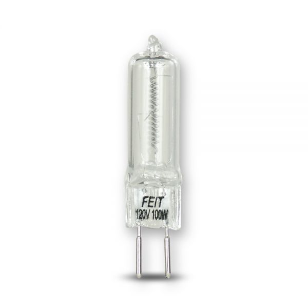 Feit Electric BPQ100T4 Halogen Light Bulb, 100 Watts, 12 Volt