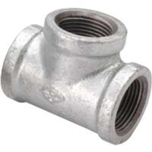 Worldwide Sourcing PPG130R-20X15X2 Galvanized Pipe Fittings Tee 3/4" X 1/2" X 3/4" - Red