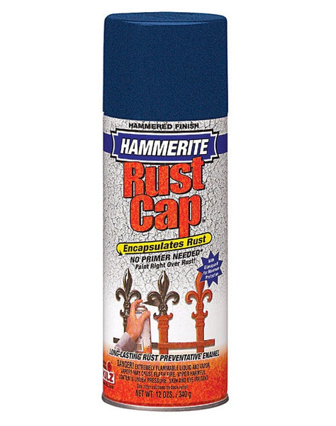 Masterchem 41125 Hammered Spray Paint, 12 Oz, Dark Blue