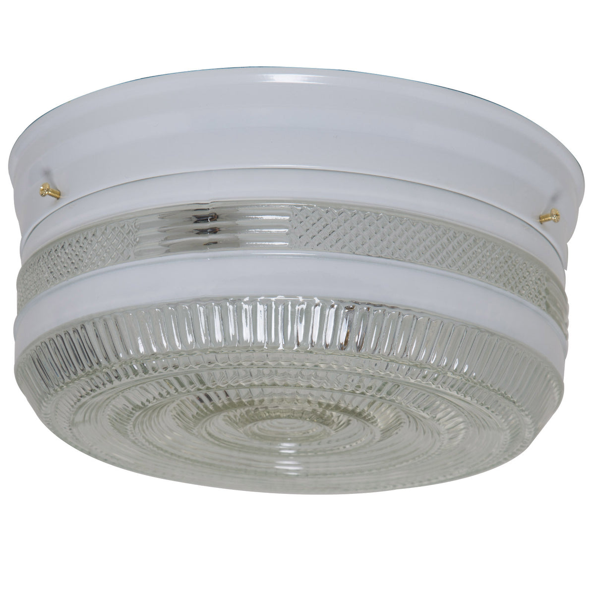 Boston Harbor F15WH02-10043L Flush Mount Ceiling Light Fixture, White