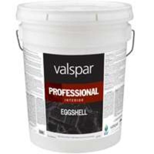 Valspar 045.0011800.008  Professional Interior Eggshell Latex Paint, 5-Gallon, White
