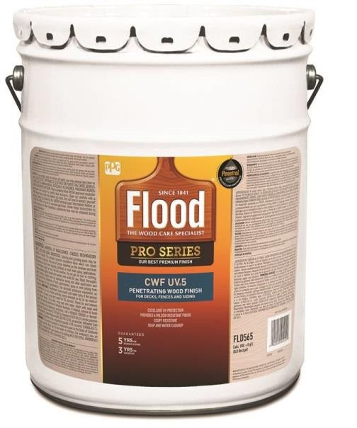 Flood FLD566-05 CWF-UV5 Pro-Series Premium Penetrating Wood Finish, 5 Gallon