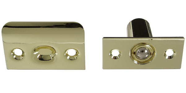 National Hardware N239-129 SPB716 Ball Catch, 1" x 2-1/8", Brass