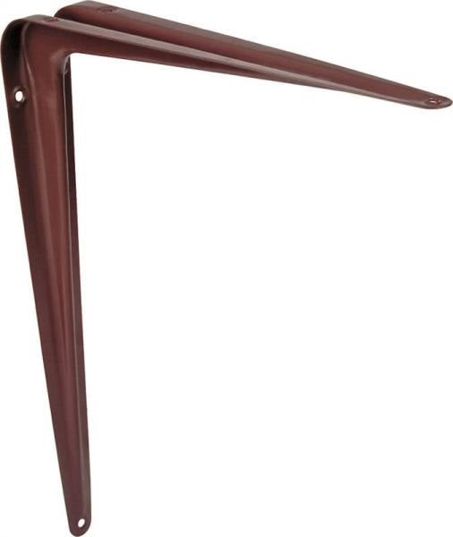 Prosource 21137CHO-PS Shelf Brackets, Steel, Chocolate, 4" x 5"
