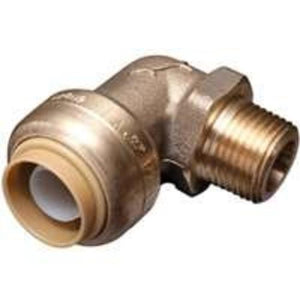 Sharkbite U281LFA Dishwash Elbow, 1/4 Sb X 3/8 M