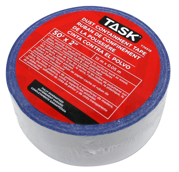 Task Tools T74518 QSR Dust Containment Tape, 2" x 50"