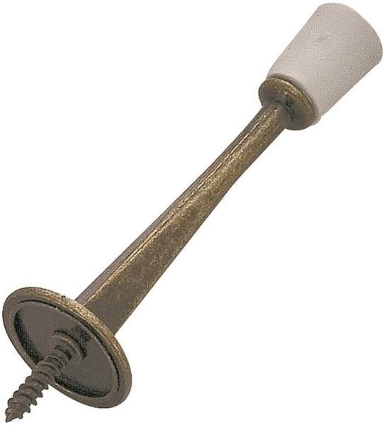 Prosource H20-Z021-PS Baseboard Doorstops, Antique Brass