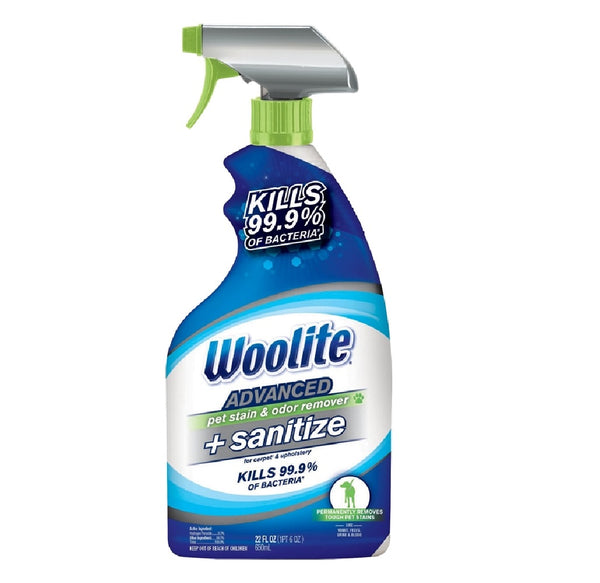Woolite 11521 Stains & Odor Remover With Sanitize, 22 Oz