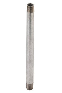 Worldwide Sourcing GN 11/4X18-S 11/4X18 Galvanized Seamless Pipe Nipple, 1-1/4" X 18"