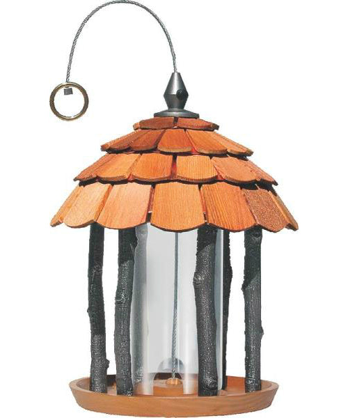 Perky Pet 50129 Gazebo Wood Wild Bird Feeder, 2 Lb Capacity