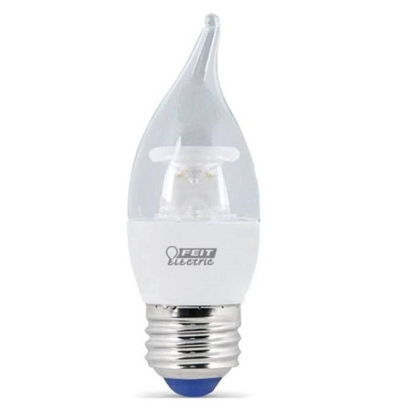 Feit Electric EFC/300/LED/COLD Chandelier LED Light Bulb, 120 Volt, 4.8 Watt