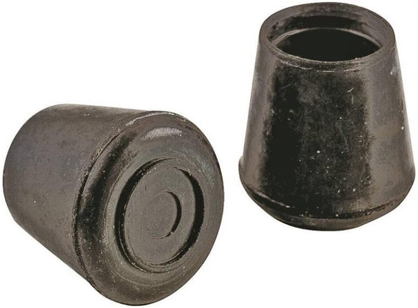Prosource FE-50633-PS Furniture Leg Tips, 5/8", Black, 4/Pack
