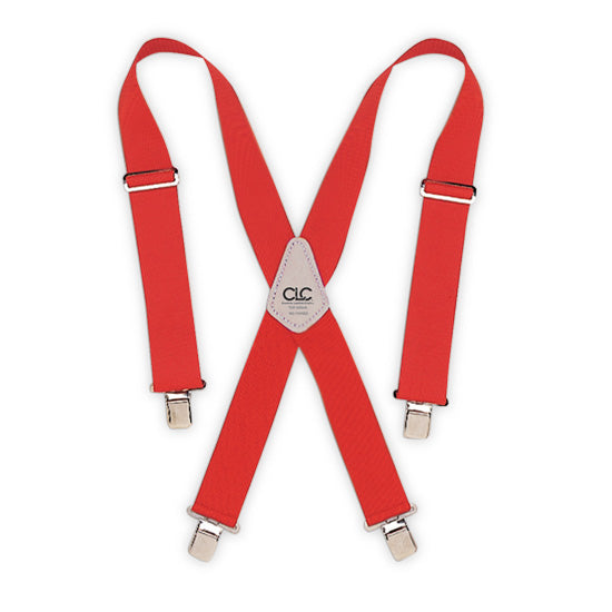 CLC 110RED Heavy Duty Work Suspenders, Red