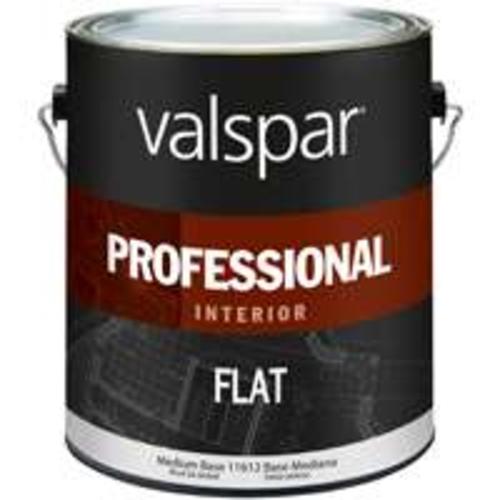 Valspar 045.0011612.007  Professional Latex Flat, Med Base Gallon