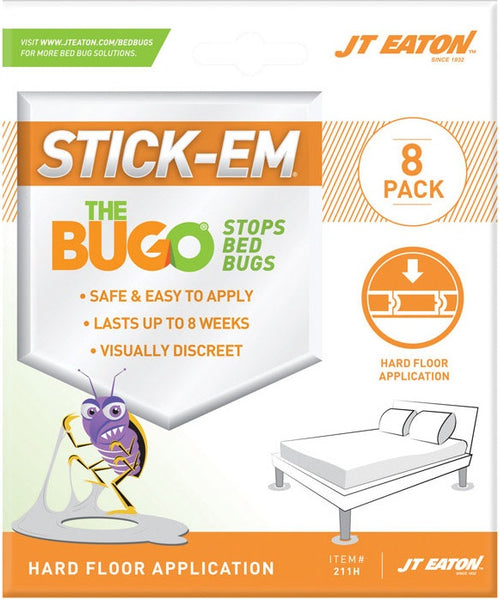 JT Eaton 211H STICK-EM THE BUGO Hard Floor Bed Bug Trap