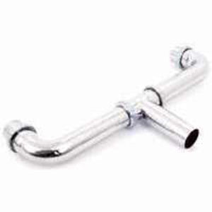 Plumb Pak PP20224 Center Waste Outlet, Chrome-Plated, 1-1/2"X16"