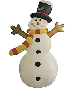 Holiday Basix 90123 Christmas Inflatable Snowman, 6' H