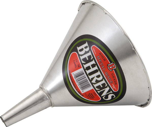 Behrens B30 Multi Purpose Tin Funnel, 1 Quarts