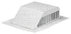 Air Vent RVAL5000 Slant Back Roof Vent, Aluminum, Mill
