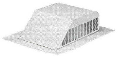 Air Vent RVAL5000 Slant Back Roof Vent, Aluminum, Mill