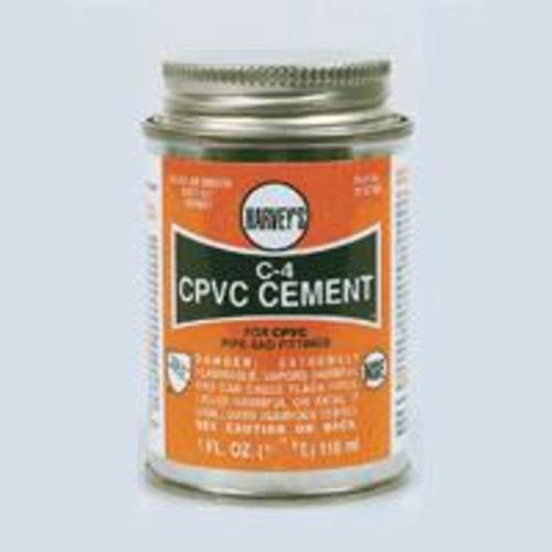 Harvey 018720-12 "C-4" Cpvc Cement 16 Oz - Orange
