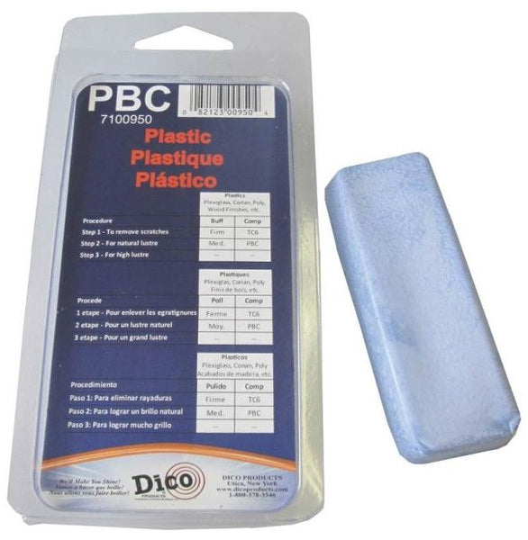 Dico Products 7100950 Plastic Buffing Compound, Medium