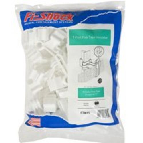 Fi-Shock ITTW-FS T-Post Polytape Insulator, 25/Bag, White