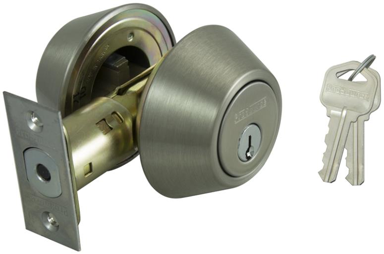 ProSource DBP2V-PS Double Cylinder Deadbolt, 2-3/8" - 2-3/4" Backset