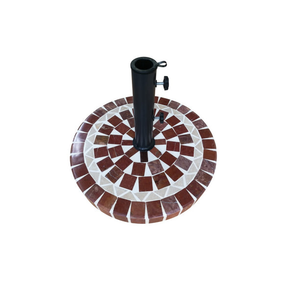 Seasonal Trends 59658 Mosaic Umbrella Base, 19.7 inch