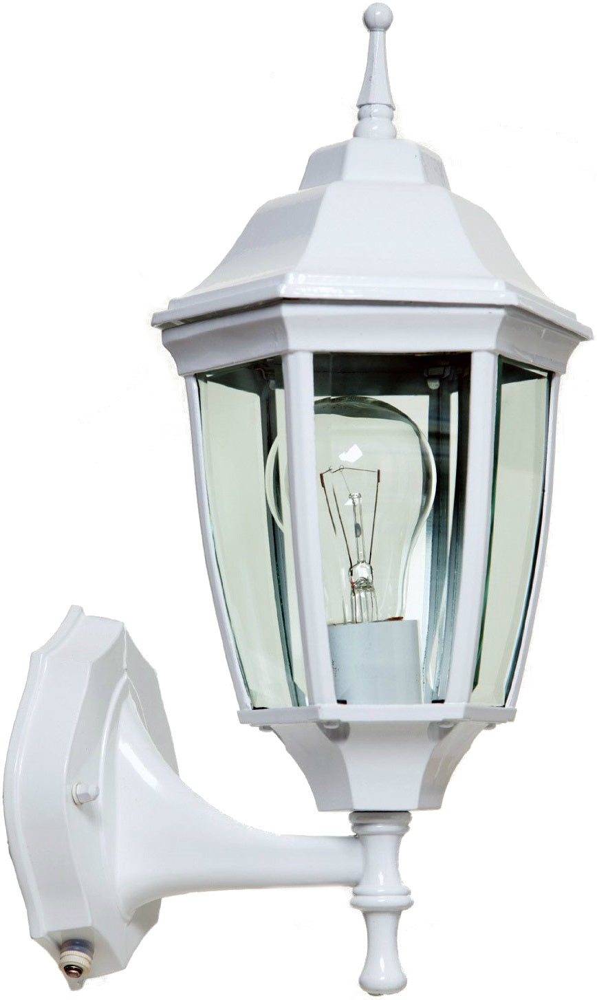 Boston Harbor DTDW Dusk/Dawn Outdoor Lantern, White