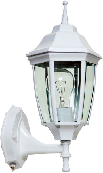 Boston Harbor DTDW Dusk/Dawn Outdoor Lantern, White