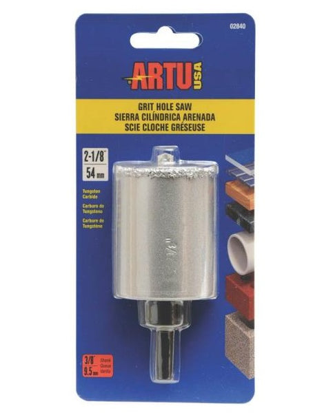 ARTU 02840 Grit Hole Saw, 2-1/8"
