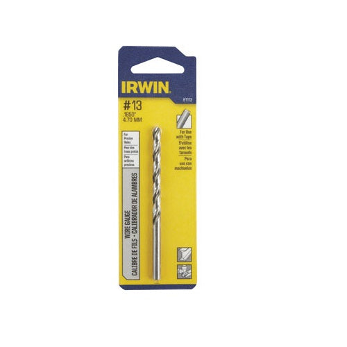 Irwin 81113 High Speed Steel Wire Gauge Drill Bit, 2-5/16" x 3-1/2"