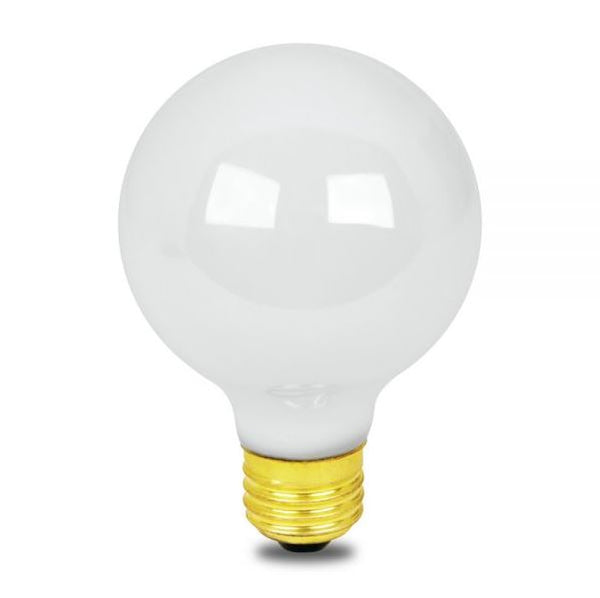 Feit Electric 40G25/W/15K Incandescent Light Bulb, 40 Watt, White