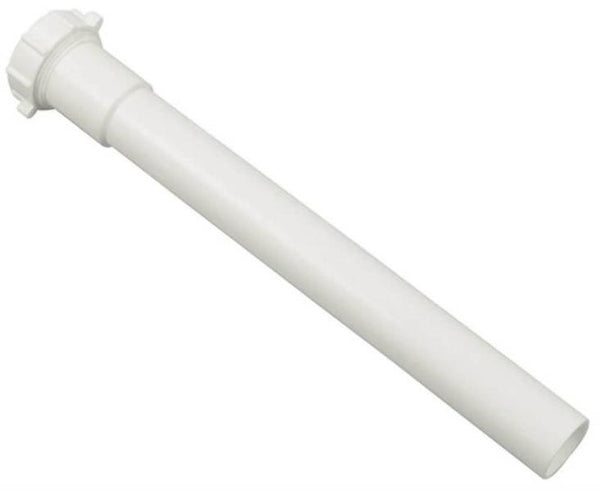 Danco 51669 Slip-Joint Extention Tube, 1-1/4" x 12", White