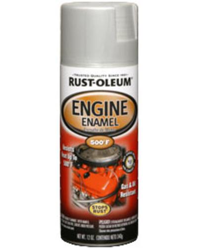 Rust-Oleum 248953 Engine Enamel Spray Paint 12 Oz, Cast Coat Aluminum