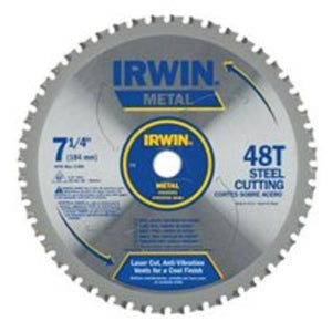 Irwin 4935555 Circular Saw Blade, 7-1/4" x 48 Teeth