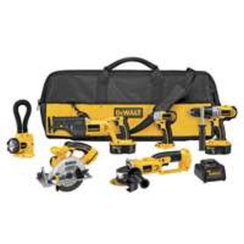 DeWalt DCK655X Cordless  6-Tool Combo Kit, 18 Volt