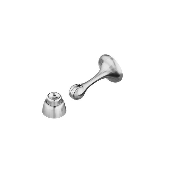 National Hardware N328-245 Magnetic Rigid Door Stop, Satin Nickel, 3"