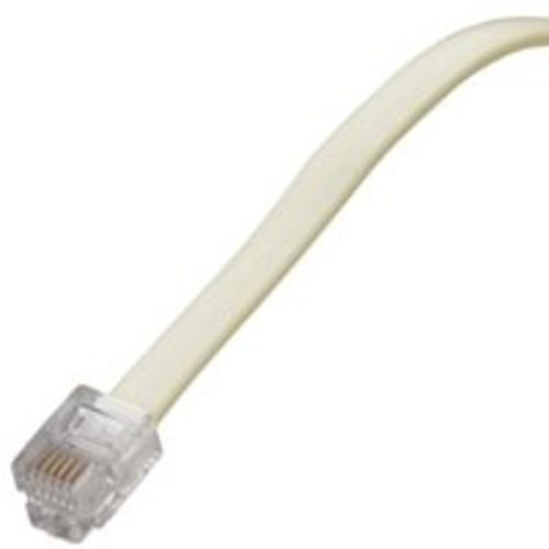 Zenith TL1050A Phone Line Cord, 50&#039;, Almond