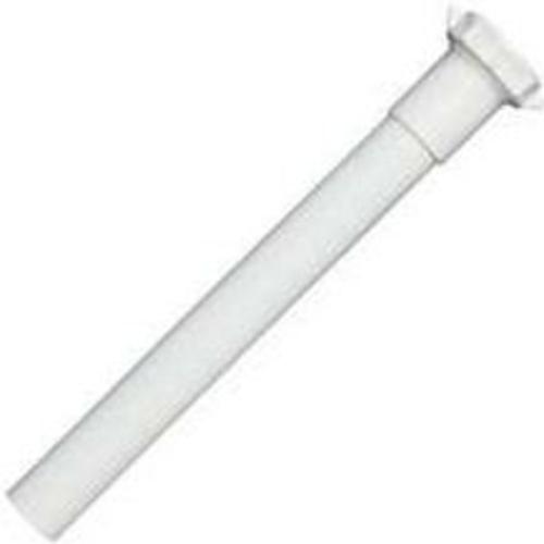 Plumb Pak PP42-8W Extension Tube, Slip Joint, Plastic, 1-1/4"X8"