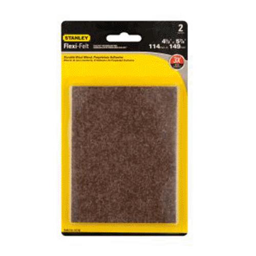 Stanley 849214 Flexi-Felt Self-Adhesive Blanket, 4.5" X 5-7/8", Brown
