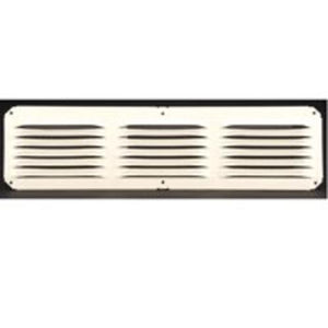 Lomanco C416W Aluminum Cornice Vents, 4" x 16", White