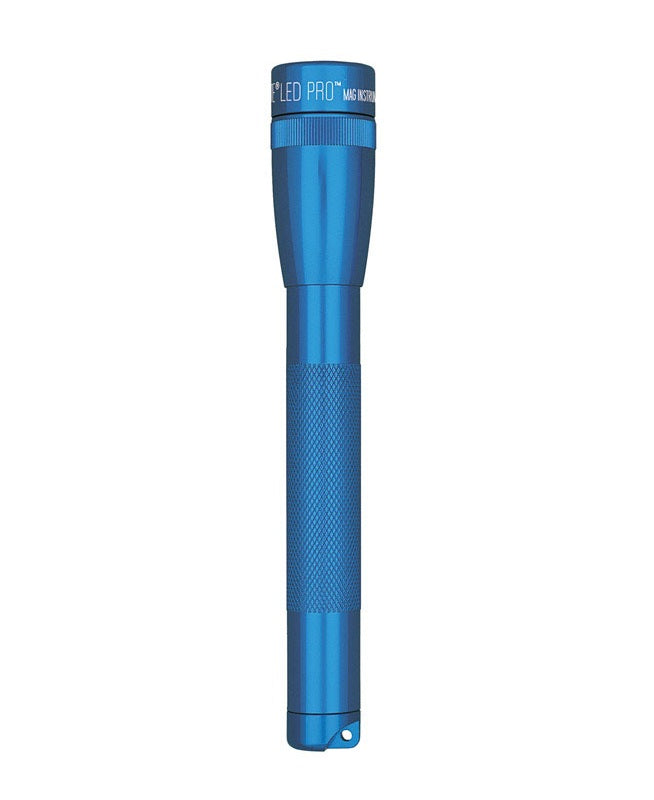Maglite SP2P11H Mini Pro LED Flashlight, Aluminum, Blue, 272 Lumens