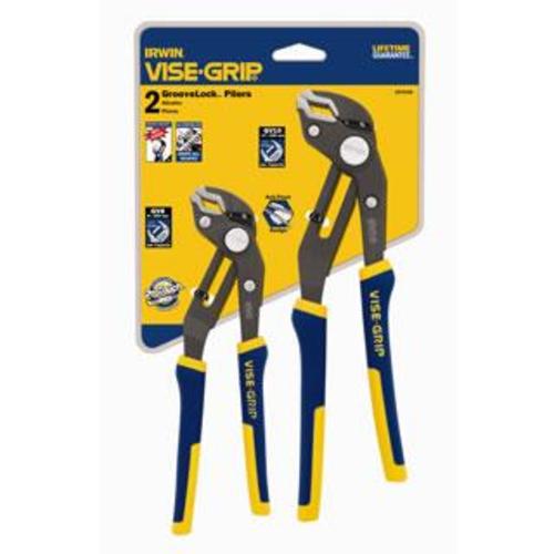 Vise-Grip 2078709 GrooveLock Pliers Set, 2 Piece
