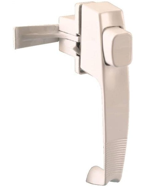 Prosource 47015-UW-PS Push Button Latch, White, 1-3/4"