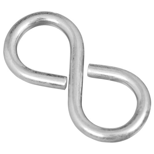 Prosource LR-376-PS S-Hook, 1-1/4", Bright Zinc