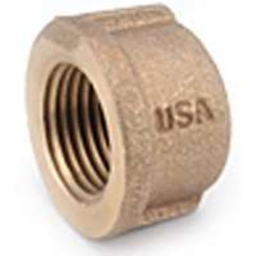 Anderson Metals 738108-20 Red Brass Pipe Cap 1-1/4"