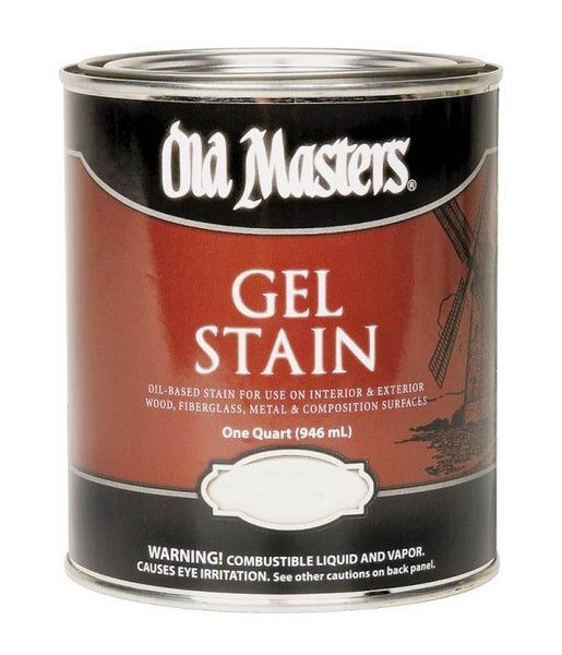 Old Masters 81104 Gel Wood Stain, Dark Mahogany, 1 Quarts